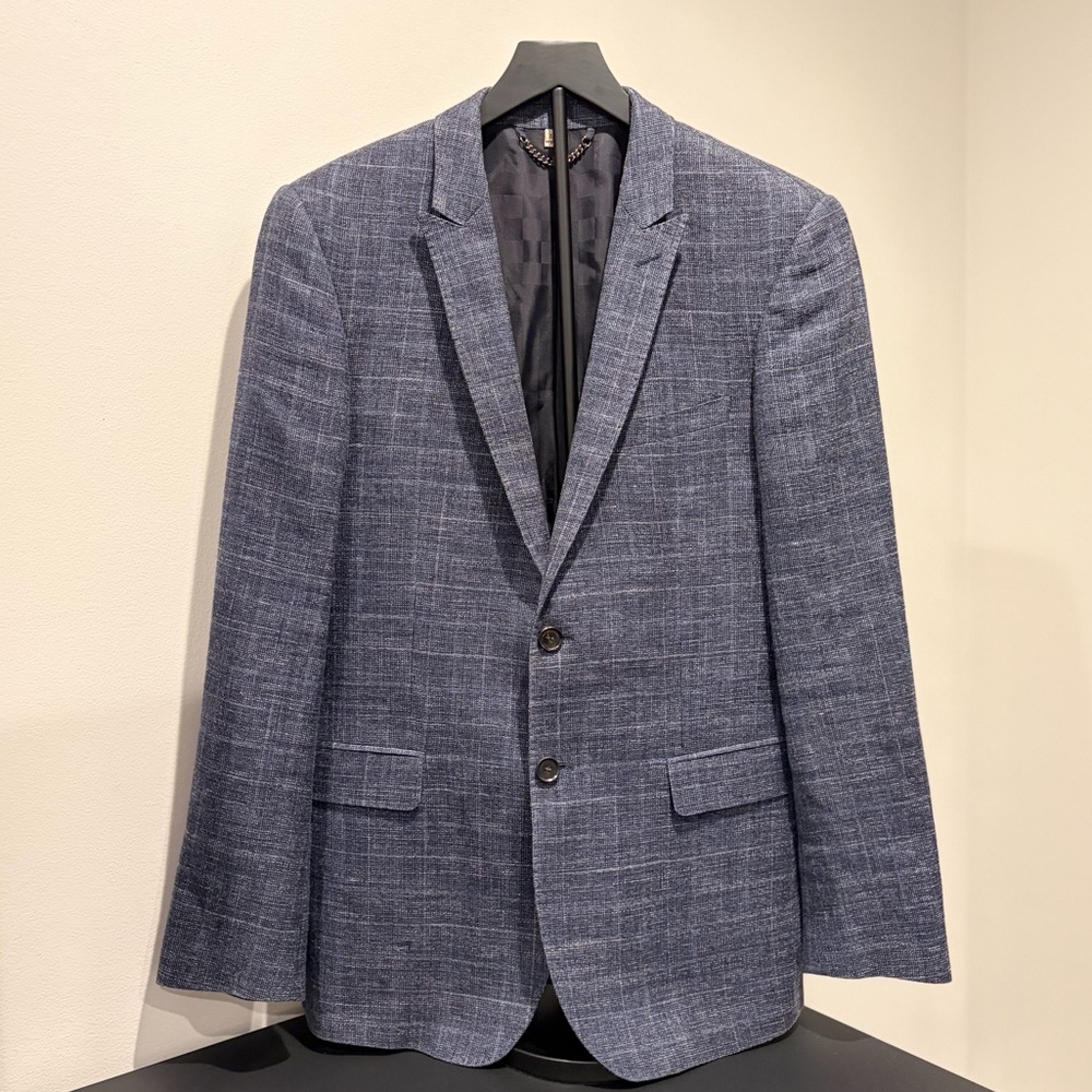 Burberry Textured Gray Blazer